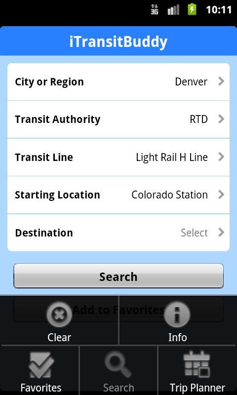 iTransitBuddy RTD Light Rail截图1