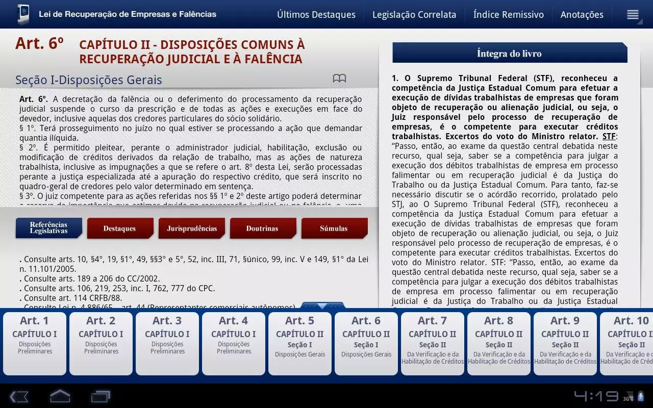 Lei de Falências 2a Ed. Tablet截图4