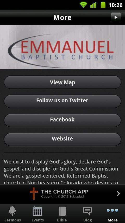 Emmanuel Baptist Sterling截图5