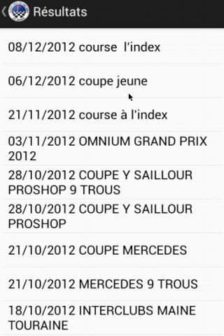 Compétitions Golf 24 heures截图3