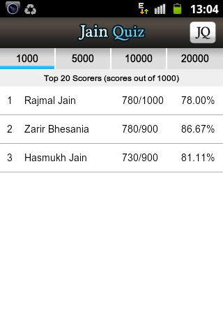 Jain Quiz截图4