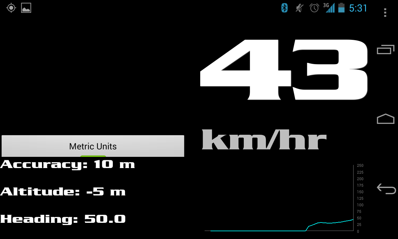 Basic GPS Speed-O截图2