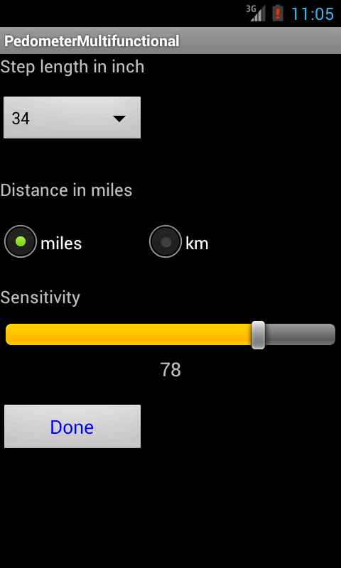 Pedometer Multifunctional Free截图2