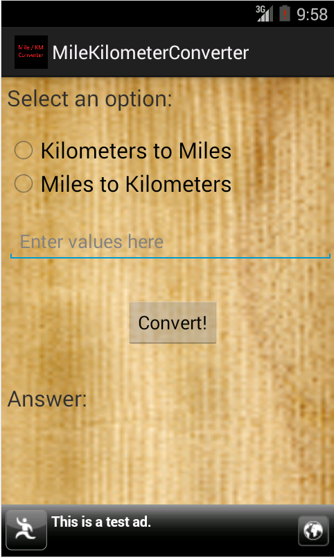 Mile/Kilometer Converter截图1
