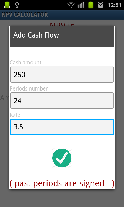 Net Present Value Calculator截图2