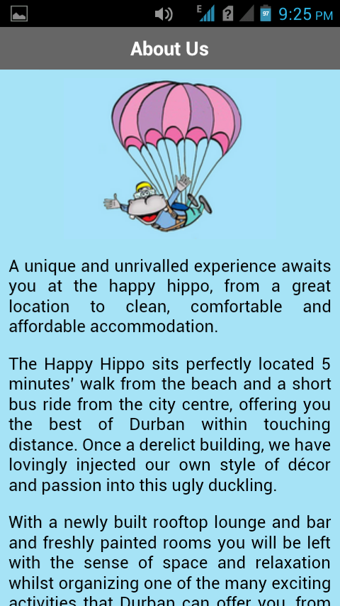 Happy Hippo Durban SA截图7