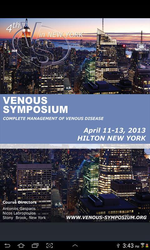 Venous Symposium 2013截图1