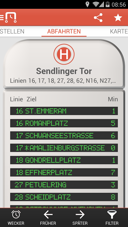 nextstop München MVG Fahrplan截图1