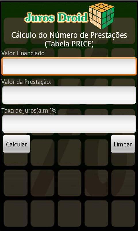 Calculadora Juros Droid截图4