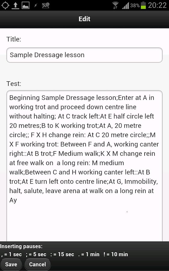 Dressage Caller Lite截图3