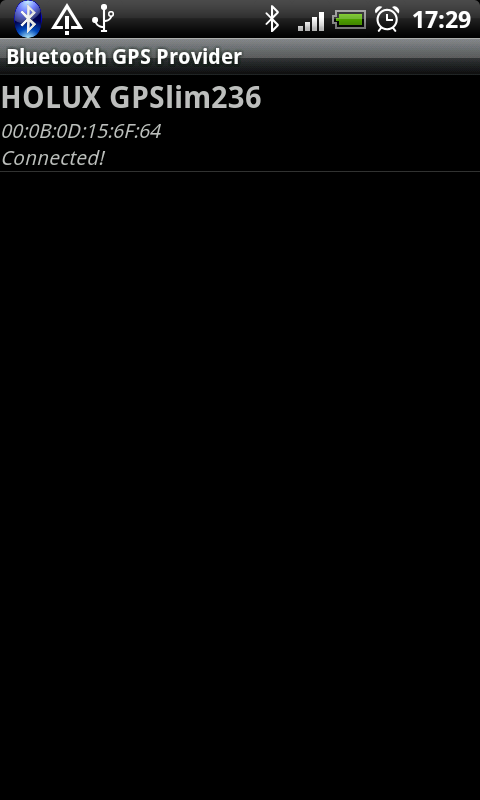 Bluetooth GPS Provider截图1