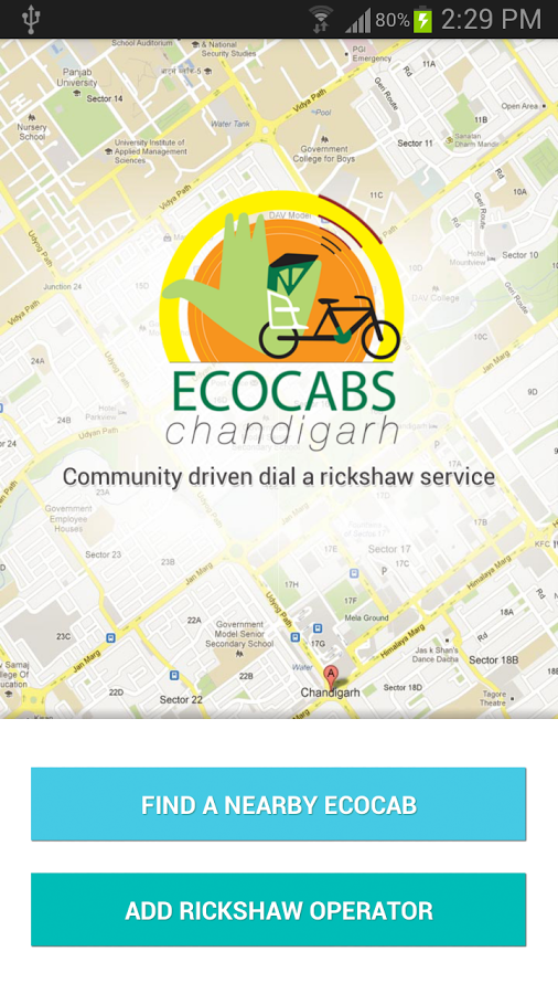 Chandigarh Ecocabs截图2