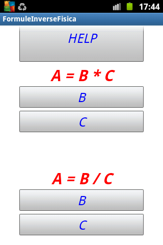 FORMULE INVERSE FISICA截图1