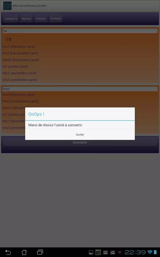 Mon convertisseur d'unités截图2