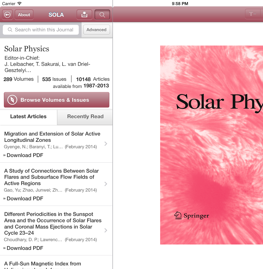 Solar Physics截图2