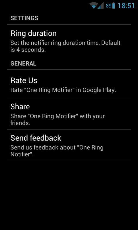 One Ring Notifier - Trial截图2