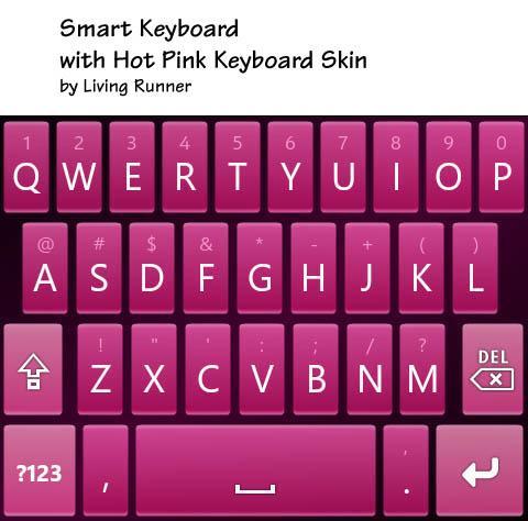 Hot Pink Keyboard Skin截图2