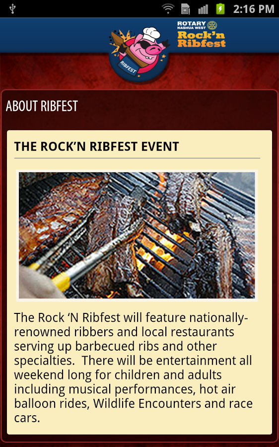 Rotary Nashua Rock’n Ribfest截图2