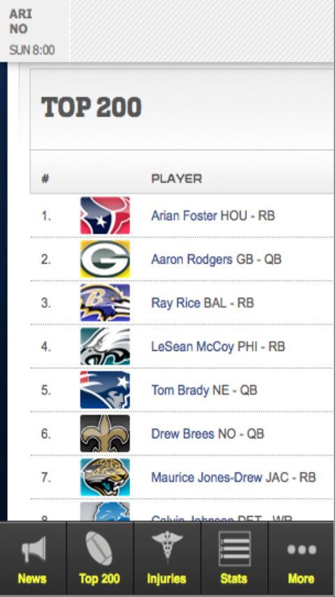 Fantasy Football '12截图3