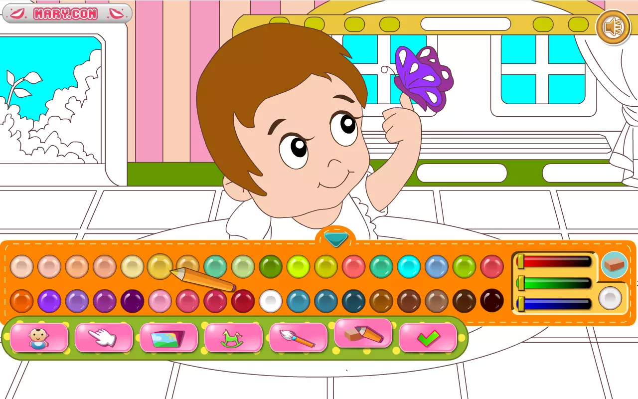 Happy Baby Coloring – free截图2