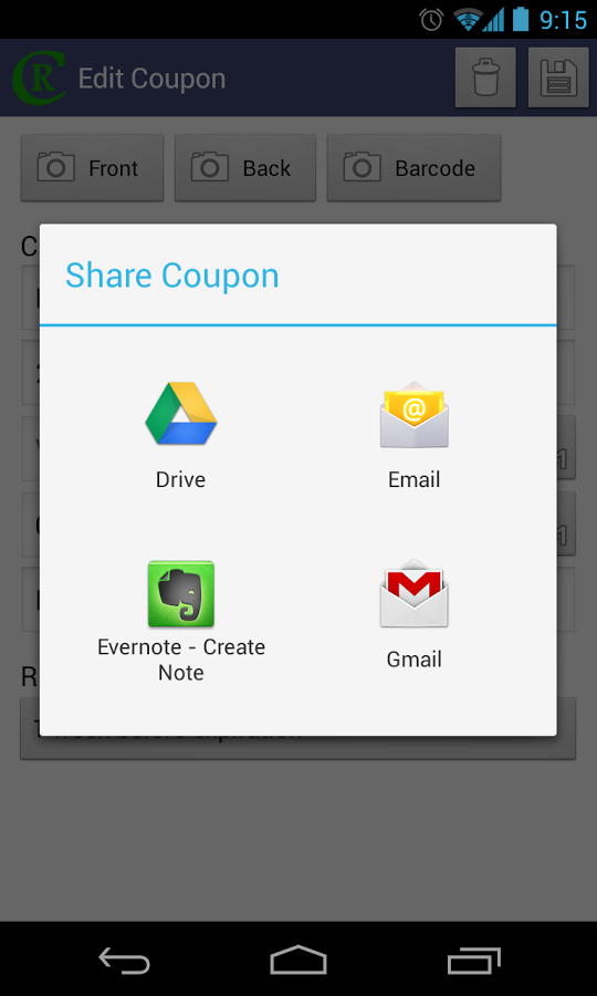 Coupon Reminder截图5