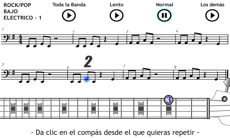 Tocar Bajo Eléctrico Rock 1截图4