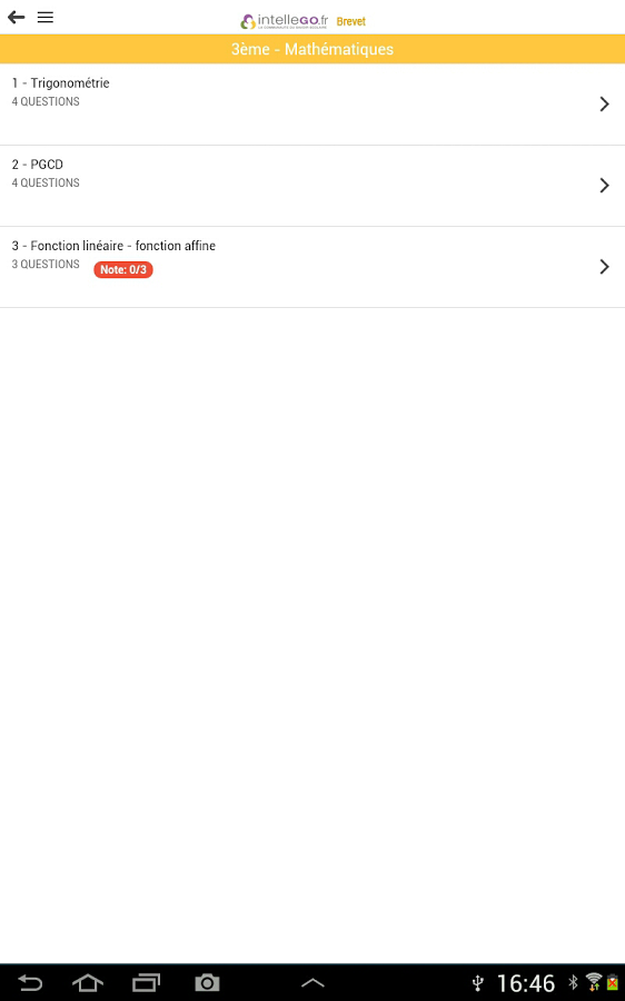 Révision BREVET 2014 Intellego截图3