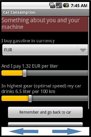 GPS Fuel Consumption截图4