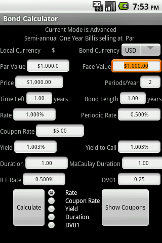 Student Bond Calculator截图1