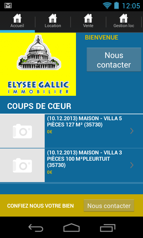 Elysée Gallic Immobilier截图1