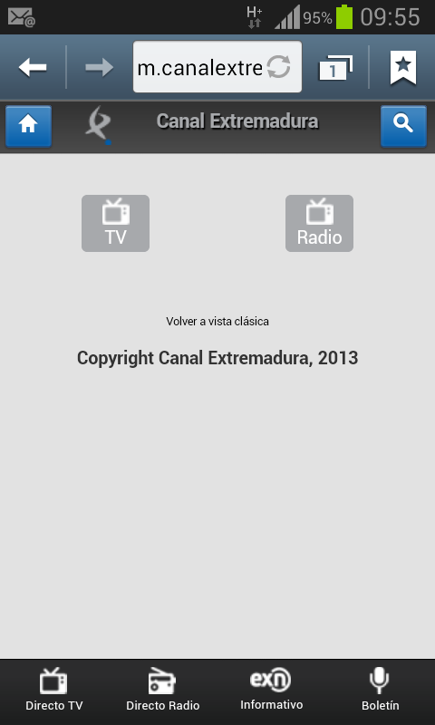 Canal Extremadura web móvil截图1