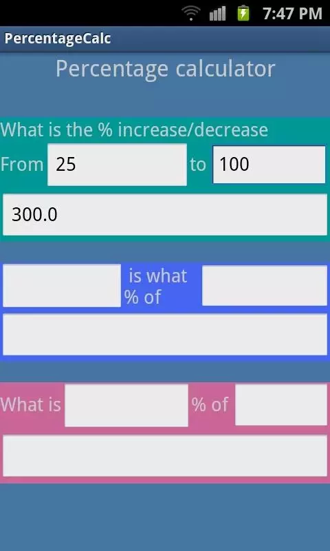 Percentage Calculator截图1