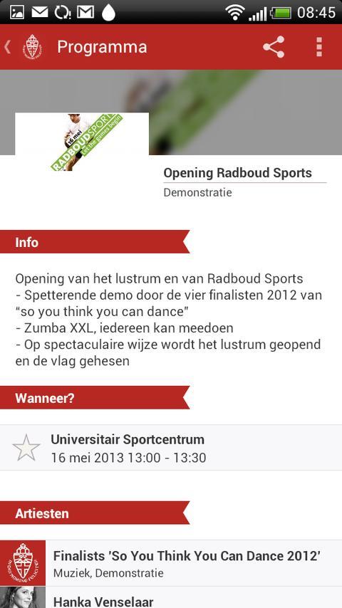 Radboud Lustrum截图4