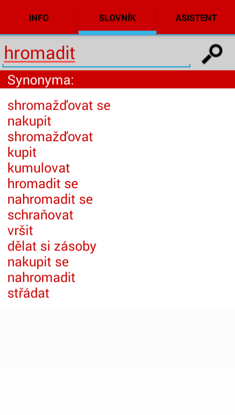 Slovník synonym / Offline截图4