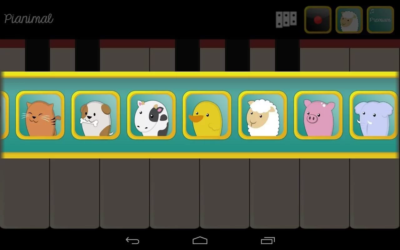 儿童钢琴的动物截图8