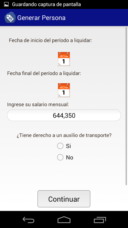 Calcular Liquidación Nomina截图3