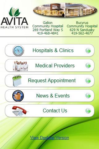 Avita Health Systems Mobile截图1