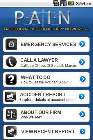 Accident App by Gerald Marcus截图2