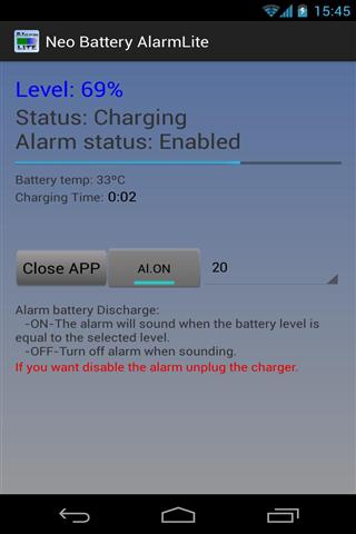 新电池报警Lite截图4
