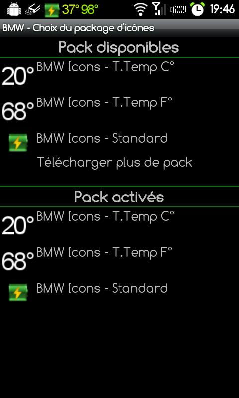 BMW Icons - T.Temp C°截图2