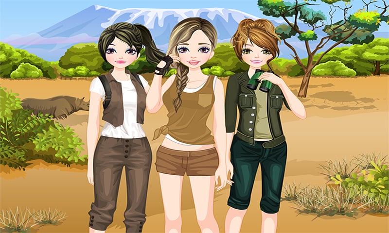 Safari Girls – girl games截图6