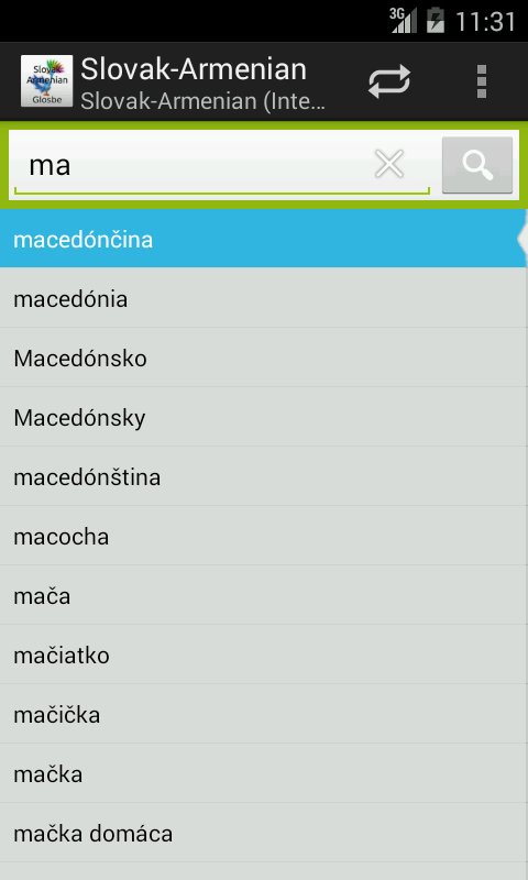 Slovak-Armenian slovn&iacute;k截图9