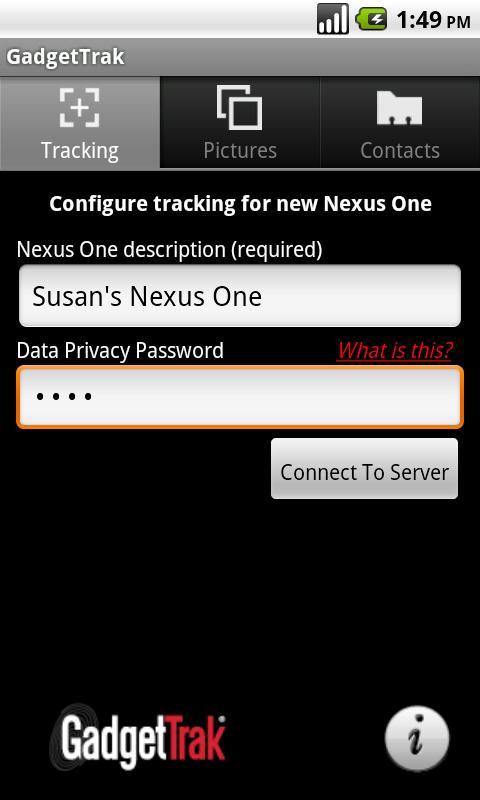 GadgetTrak® Mobile Security截图1