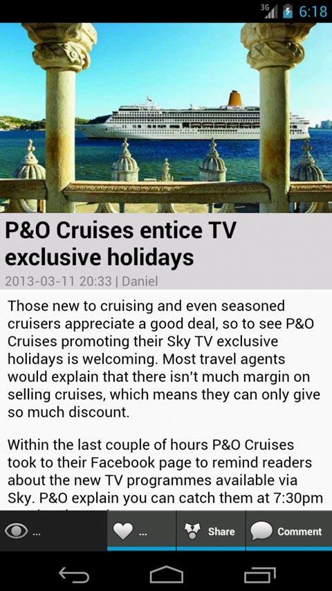 CSN: P&O Cruises截图3