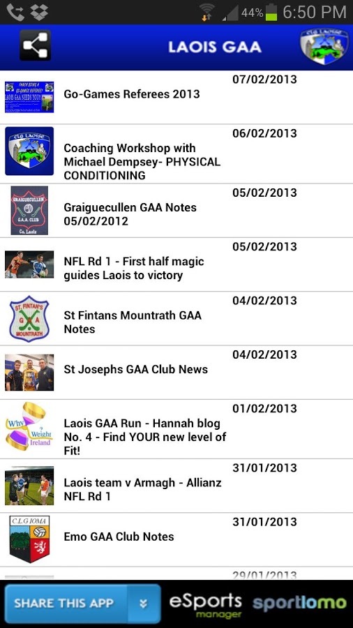 Laois GAA截图3