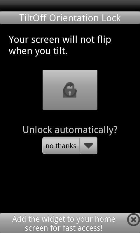 TiltOff Orientation Lock截图2