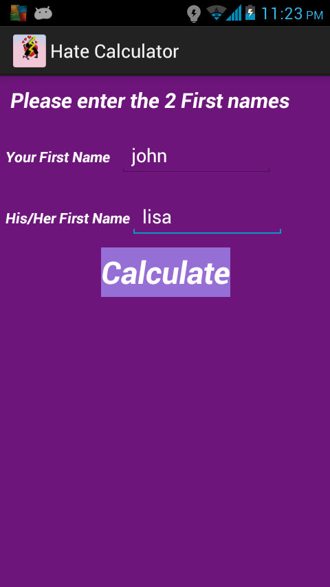 Hate Calculator截图1