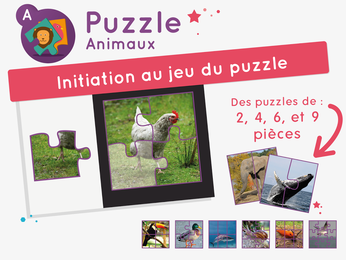 Puzzle - Animaux -Jeu éducatif截图11