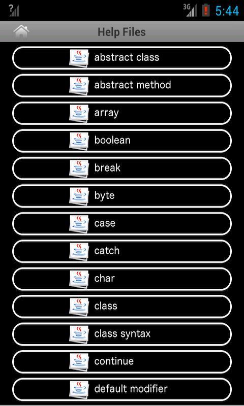 Java Help Files Free截图3
