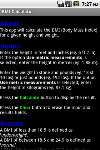 BMI Calculator截图2